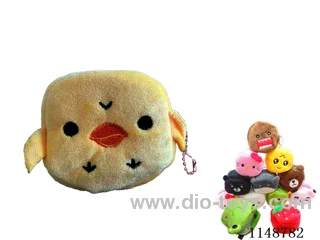 Round - Plush Coin Purse
