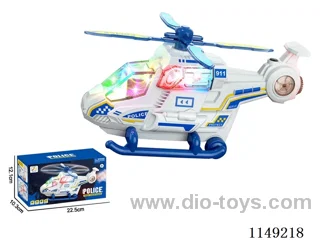 Spray Electric Lighted Musical Helicopter(Police Model)