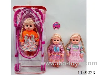 14’ Empty body doll with 4 sound IC and iron trolley