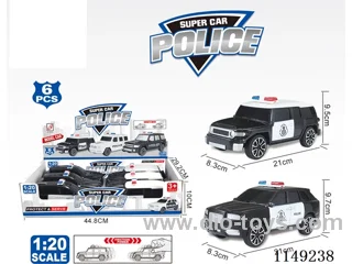 1:20 2 Inertia Police Car in Arabic (6pcs)