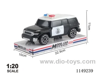 1:20 Arabic Inertia Police Car (