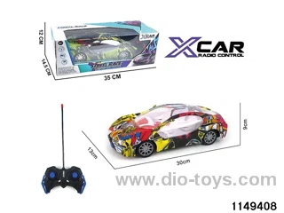 4 ch RC car with headlight