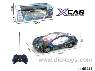 4 ch RC car with headlight