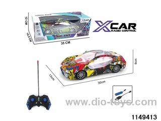 4 ch RC car with headlight (electricity package)