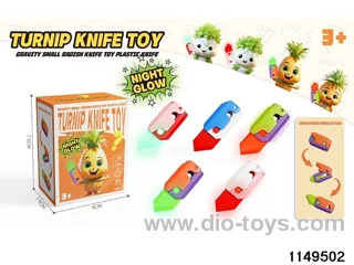 Gravity carrot knife