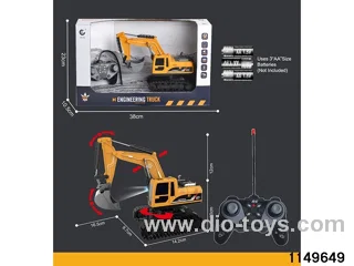 1:22 27MHz 6ch RC Construction Vehicle with Lights
