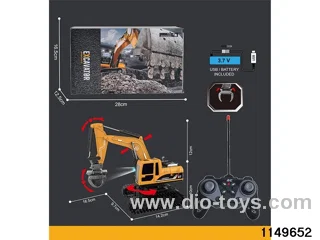 1:22 27MHz 6ch RC Construction Vehicle with Lights