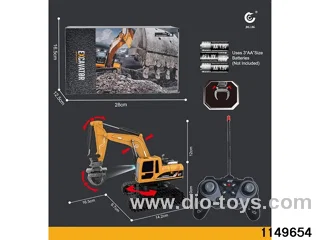 1:22 27MHz 6ch RC Construction Vehicle with Lights