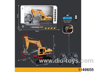 1:22 27MHz 6ch RC Construction Vehicle with Lights