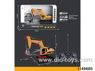 1:22 27MHz 6ch RC Construction Vehicle with Lights