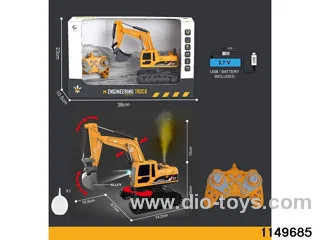 1:22 2.4G 11ch RC Engineering Vehicle with Sound and Lights