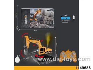 1:22 2.4G 11ch RC Engineering Vehicle with Sound and Lights