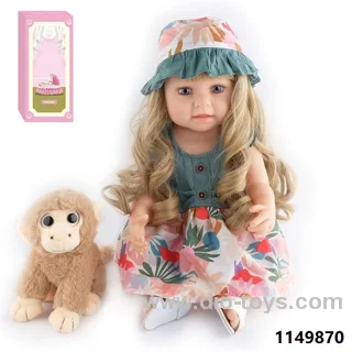 55 cm reborn doll in color box