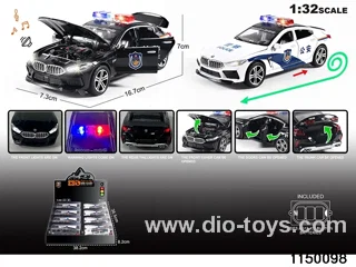 1:32 Alloy pull back car