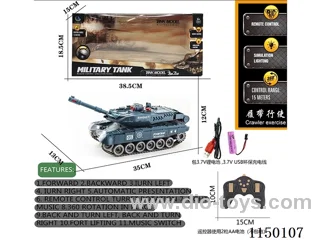 2.4G 9ch rc tank included battery