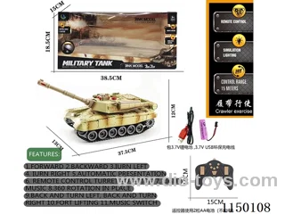 2.4G 9ch rc tank included battery