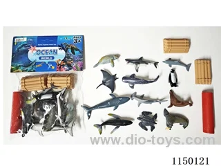 Solid Sea Animals Set