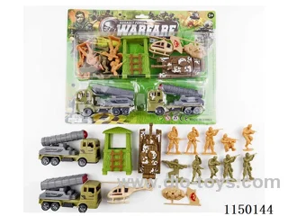 2 Military pull back Missile Vehicle Set