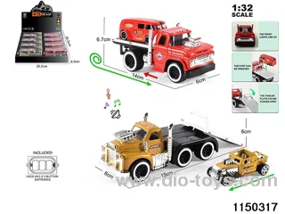 1:32 alloy pull back car set