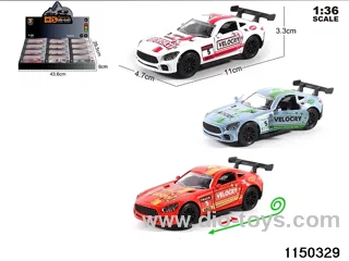 1:36 alloy pull back car