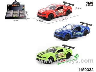 1:36 alloy pull back car