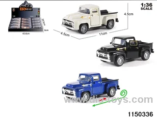 1:36 alloy pull back car