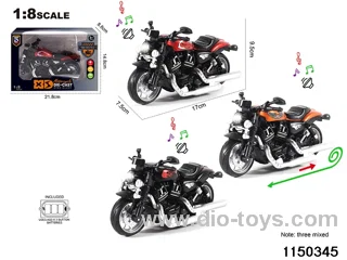 1:8 alloy pull back car