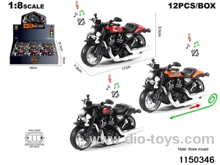 1:8 alloy pull back car