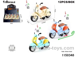 1:8 alloy pull back car