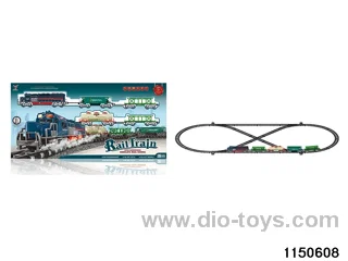 Electric track with light train sound