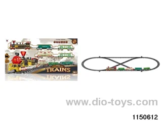 Electric track with light train sound