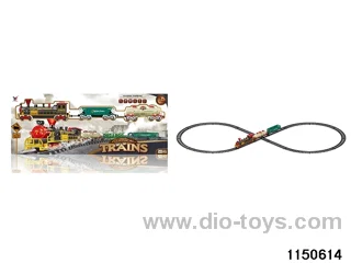 Electric track with light train sound