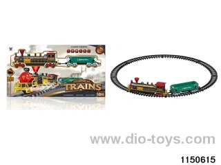Electric track with light train sound