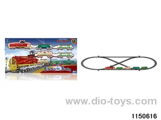 Electric track with light train sound