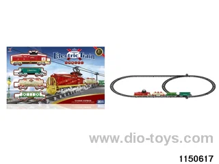 Electric track with light train sound