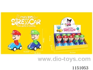4-wheel inertia pressure car 10PCS