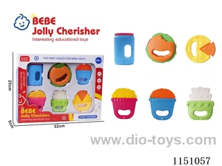 6-Piece Baby Teether Set