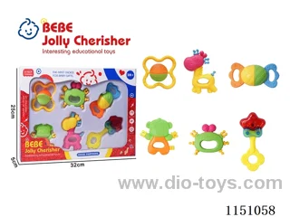 6-Piece Baby Teether Set