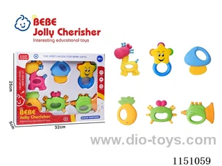 6-Piece Baby Teether Set