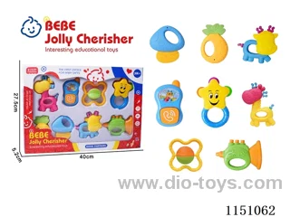 8 Piece Baby Teether Set