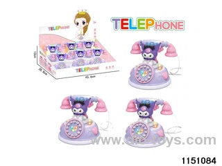 Telephone with light