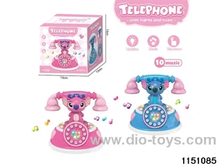 Telephone with light