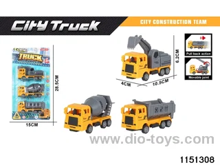 Pull Back Construction Vehicle Set