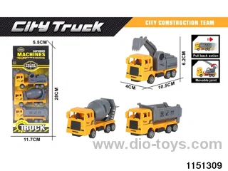 Pull Back Construction Vehicle Set