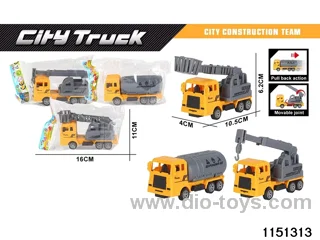 Pull Back Construction Vehicle Set