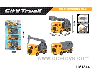Pull Back Construction Vehicle Set