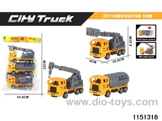 Pull Back Construction Vehicle Set