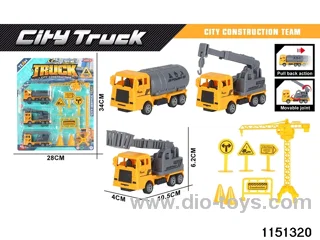 Pull Back Construction Vehicle Set