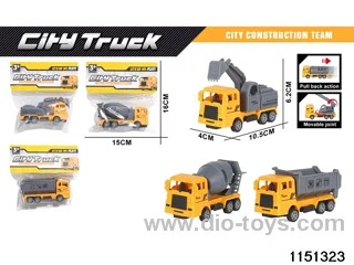 Pull Back Construction Vehicle Set