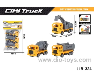 Pull Back Construction Vehicle Set